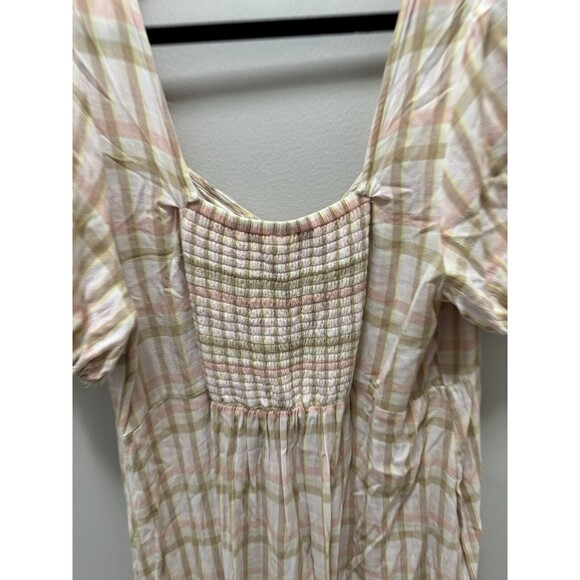 BP Juniors Plus Plaid Fall Short Sleeve Dress Size 1x - Picture 5 of 6